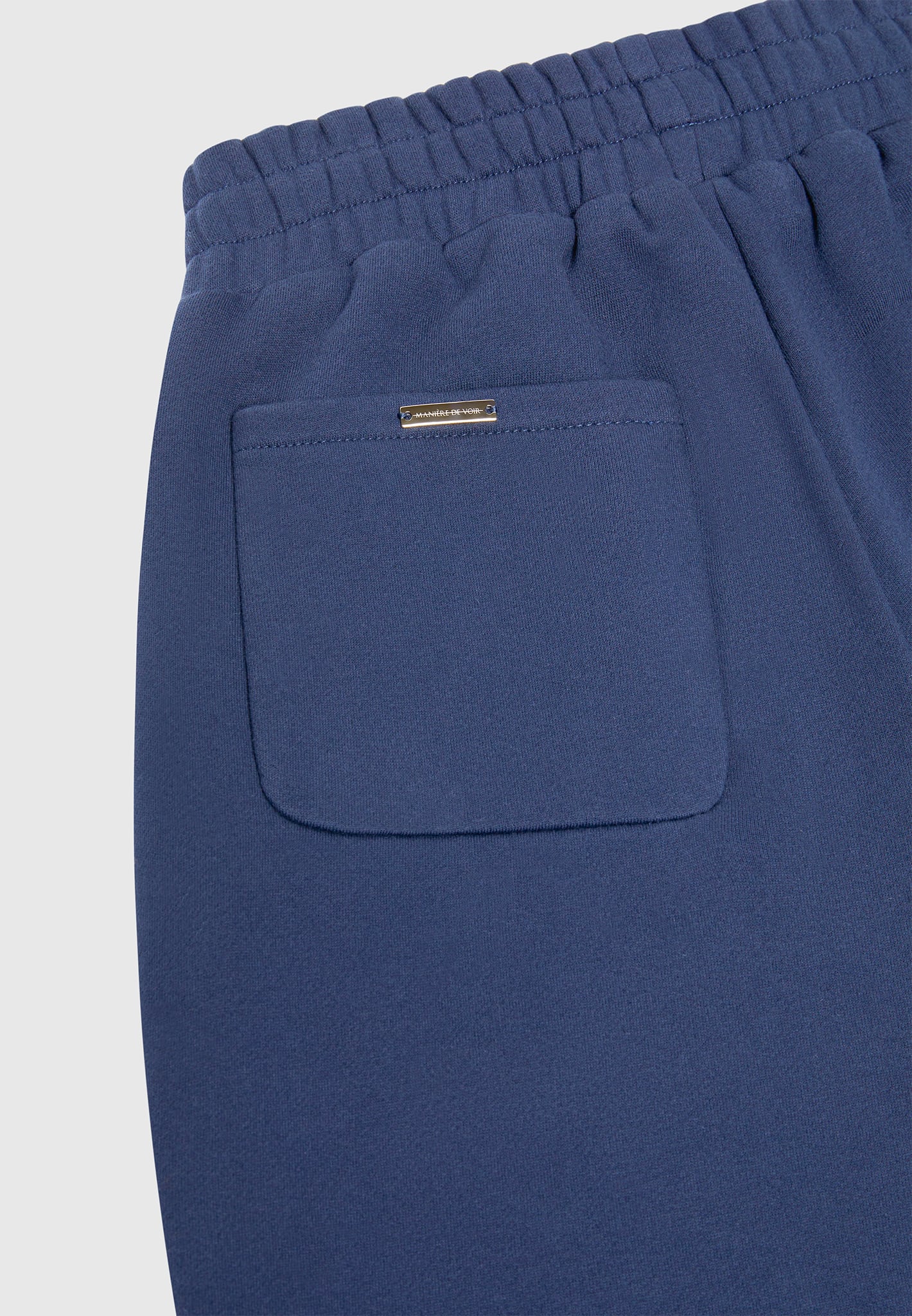 Éternel Eiffel Embossed Joggers - Airforce Blue