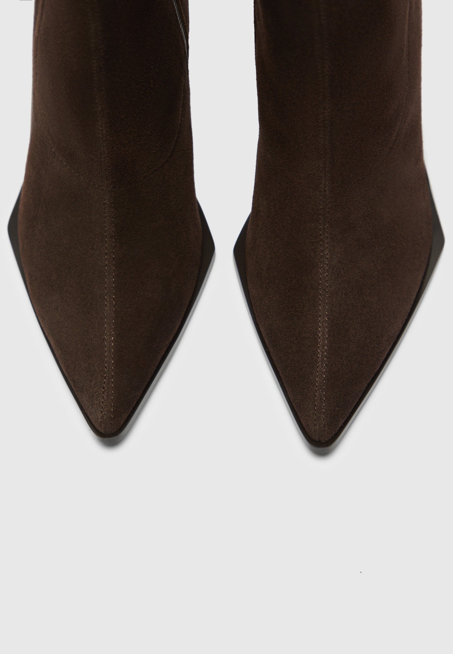 L'Eiffel Heeled Suede Boot - Espresso