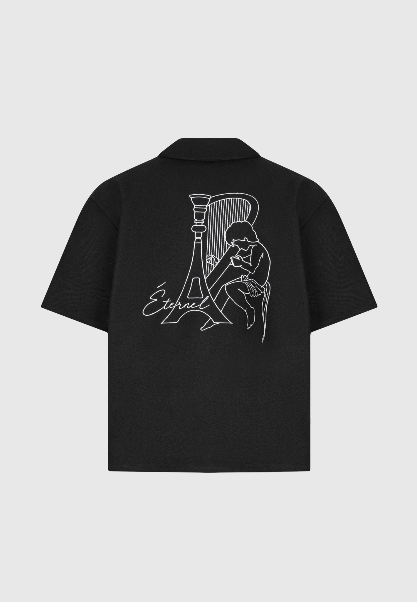 Eiffel Twill Shirt - Black